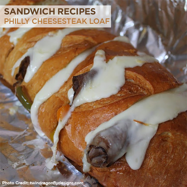 Philly Cheese Steak Sandwich Loaf