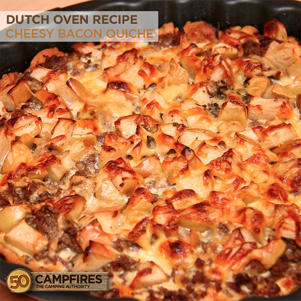 dutch oven bacon quiche