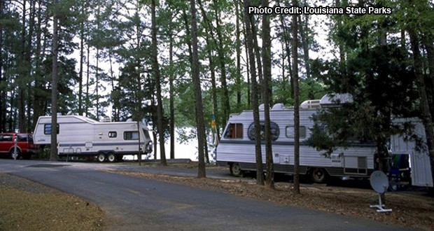 Camping Lake Claiborne State Park in Louisiana
