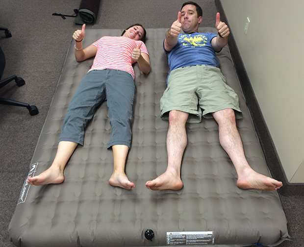 lightspeed outdoors 2 person air bed