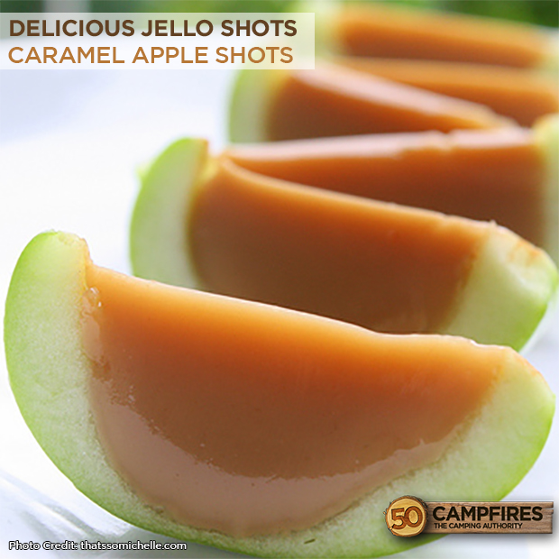 caramel apple jello shots