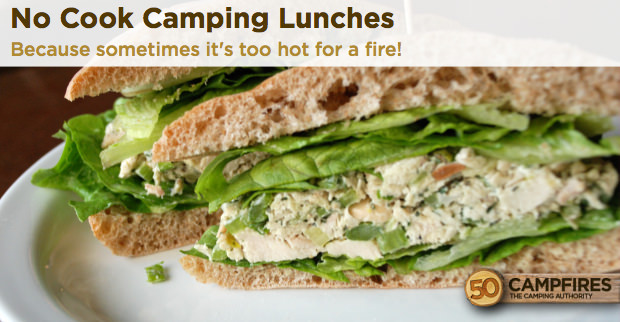 no cook camping lunches