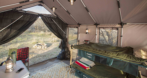 Disc O Bed Cam Bunk Xl Cot, Camping Tent Bunk Beds