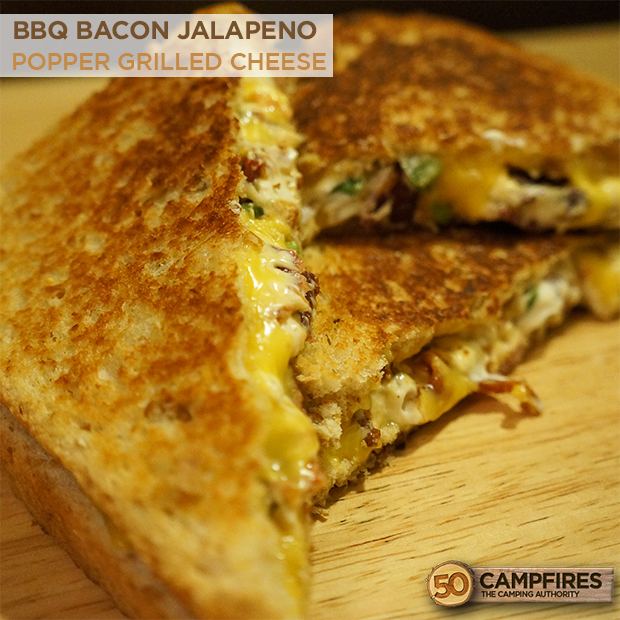 jalapeno popper grilled cheese