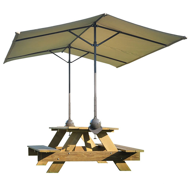 Provide Shade For The Campsite, Shelterlogic Clamp On Picnic Table Canopy