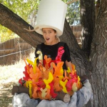 Campfire Halloween Costume With s'more Hat