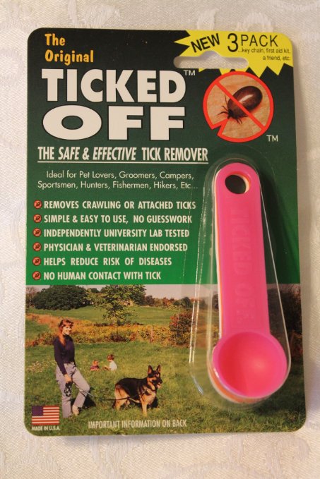 Ticked Off Original 3-Pack Tick Remover Assorted Colors For Safe & Easy Removal