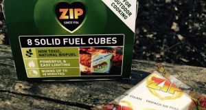 zip 8 solid fuel cubes