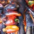 Red meat like beef and lamb are prime candidates for direct heat cooking. So are vegetables like these roasting peppers.