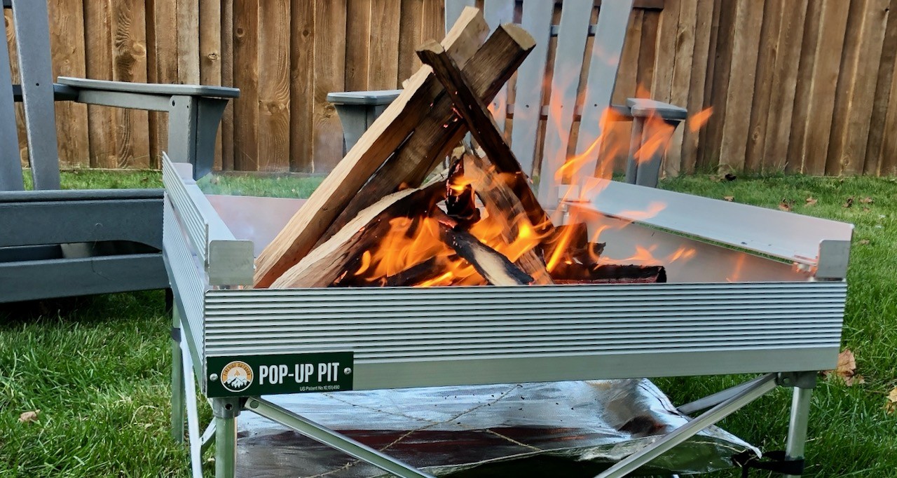 Fireside Outdoor Pop Up Fire Pit, How To Set Up A Portable Fire Pit